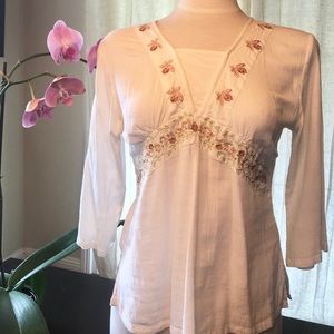 Flowy Embroidered Blouse